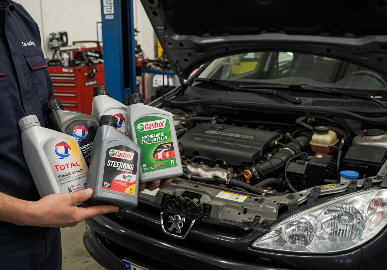 بهترین روغن هیدرولیک فرمان 206