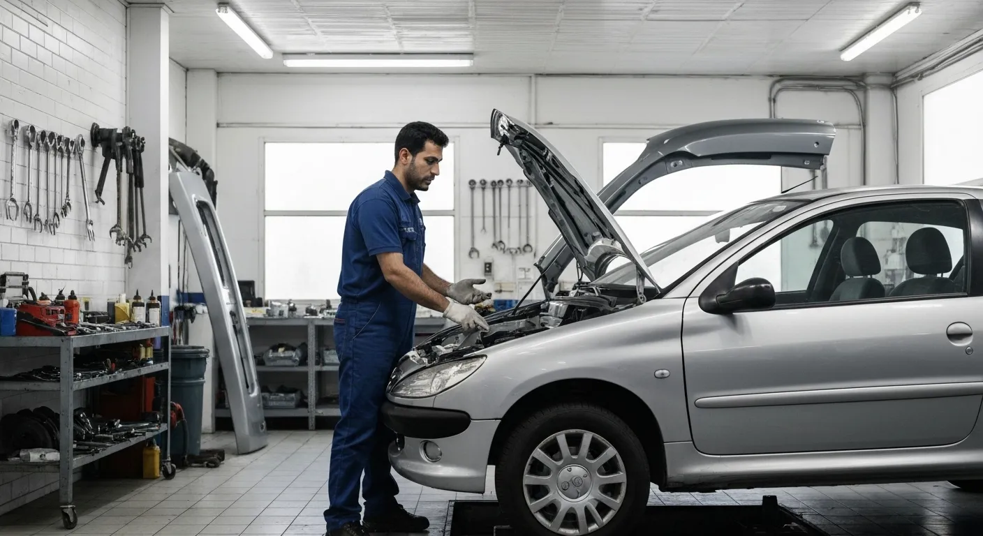 هزینه تعویض اتاق پژو 206