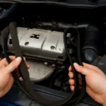 تعویض تسمه دینام 206