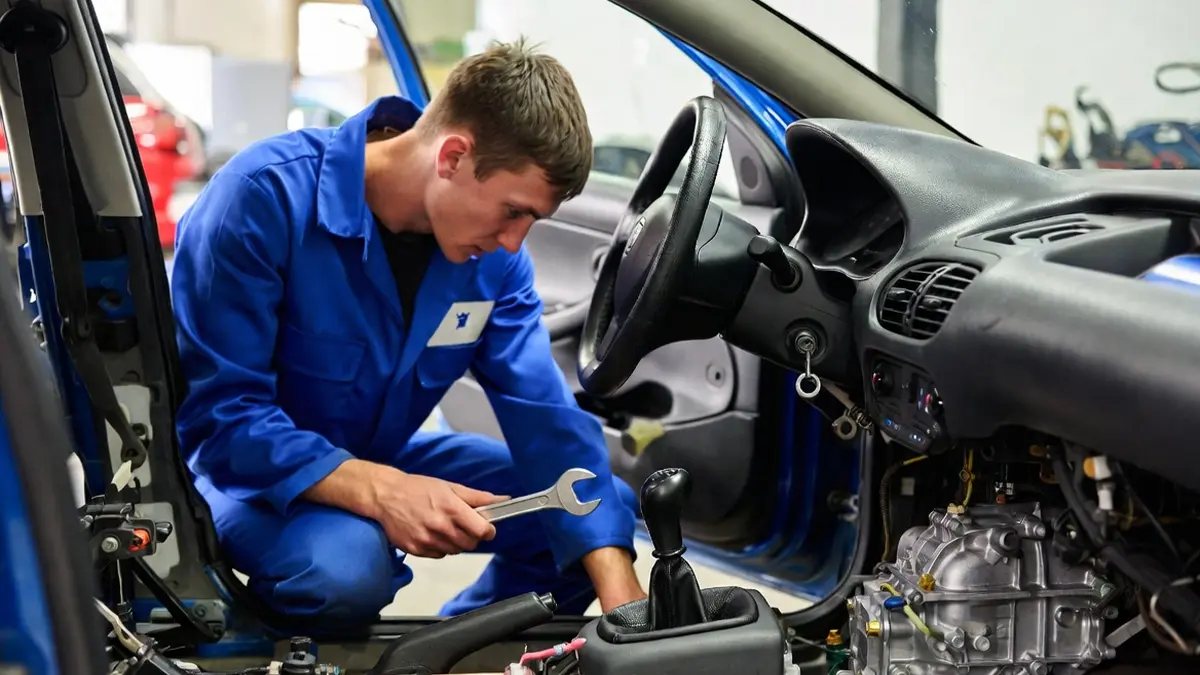 آموزش تعویض ماهک دنده 206