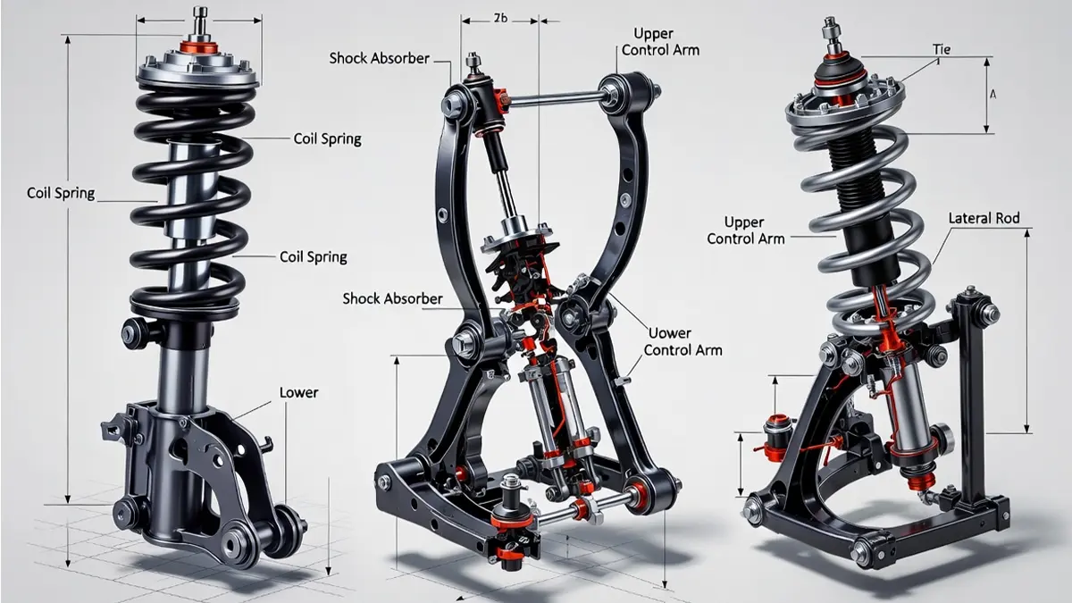 انواع سیستم تعلیق