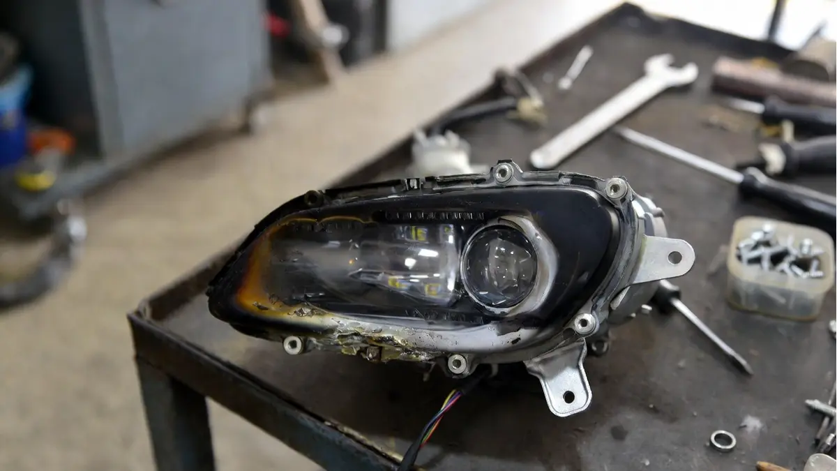 علت نیم سوز شدن هدلایت